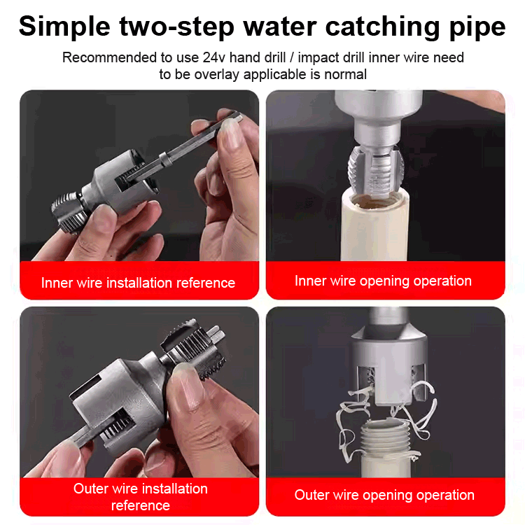 Integrated precision threading drill tool🔩