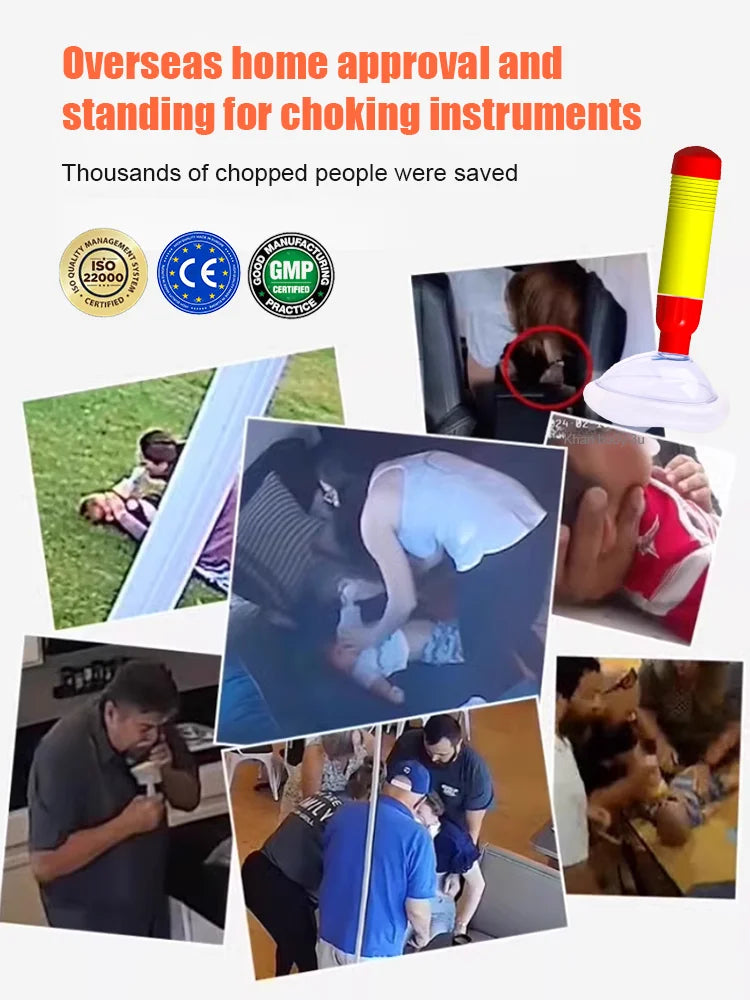 【Newly upgraded】Portable first aid choking device🆘