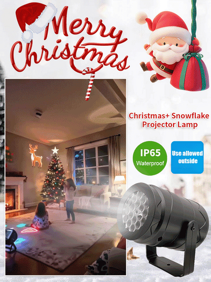 LED Energy-Saving Lamp Colorful Christmas Atmosphere Scene🎄🎅