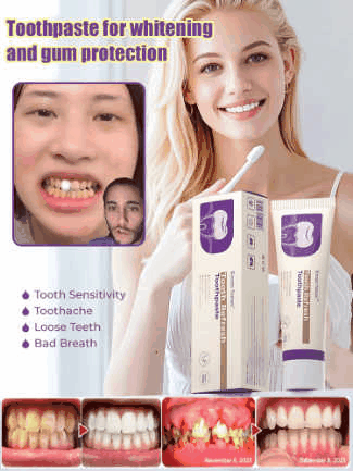 Toothpaste for whitening and gum protection🦷