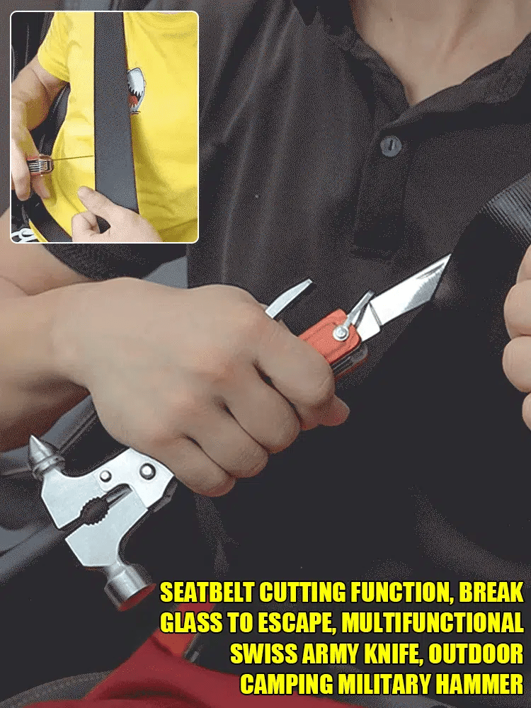 Car emergency multifunctional safety hammer⚡