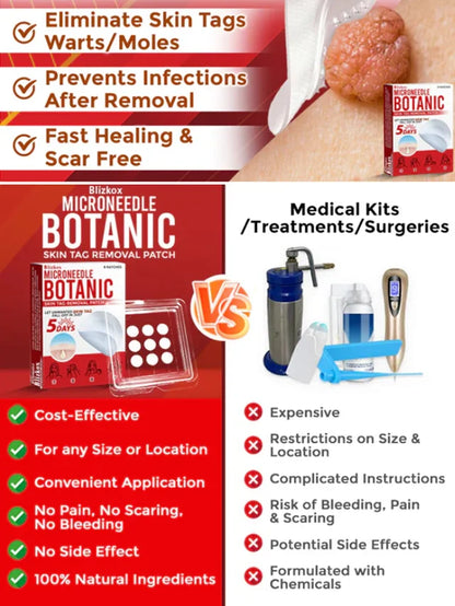 Plant Wart Microneedle Patch🌟