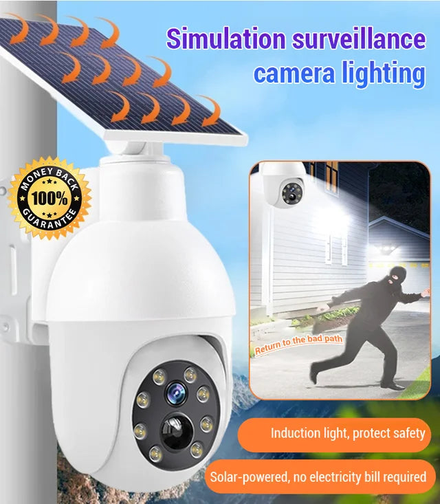 Simulated surveillance camera street light💡