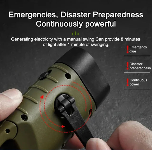 Outdoor solar powered flashlight🔦