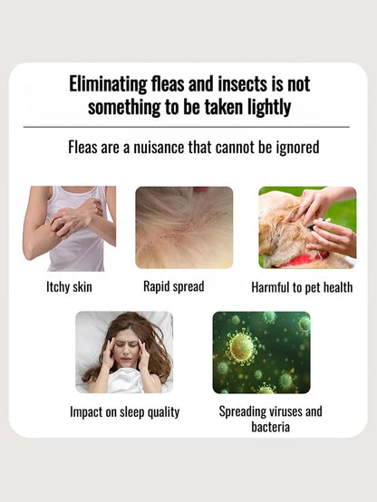 🐕Pet Dog Flea Cleaner Long Lasting Home Protection Spray In Vitro Cleaner Hour Sprayer✨