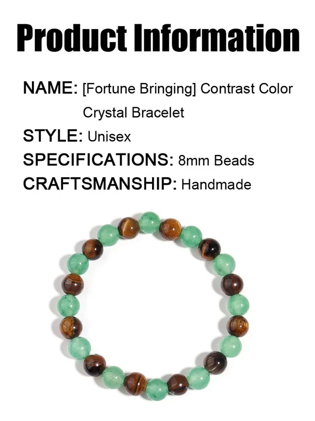 [Fortune-bringing] Contrast Color Crystal Bracelet💫