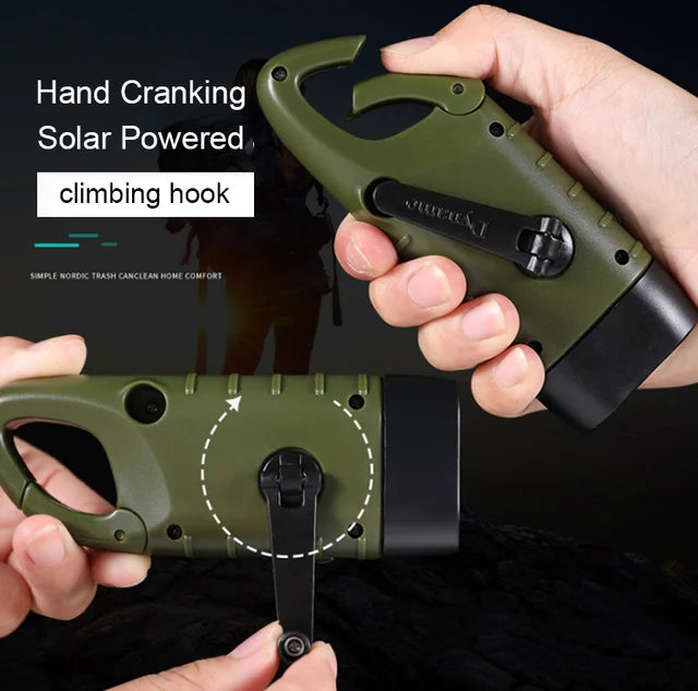 Outdoor solar powered flashlight🔦