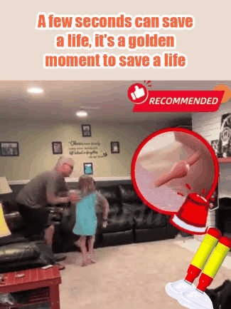 【Newly upgraded】Portable first aid choking device🆘