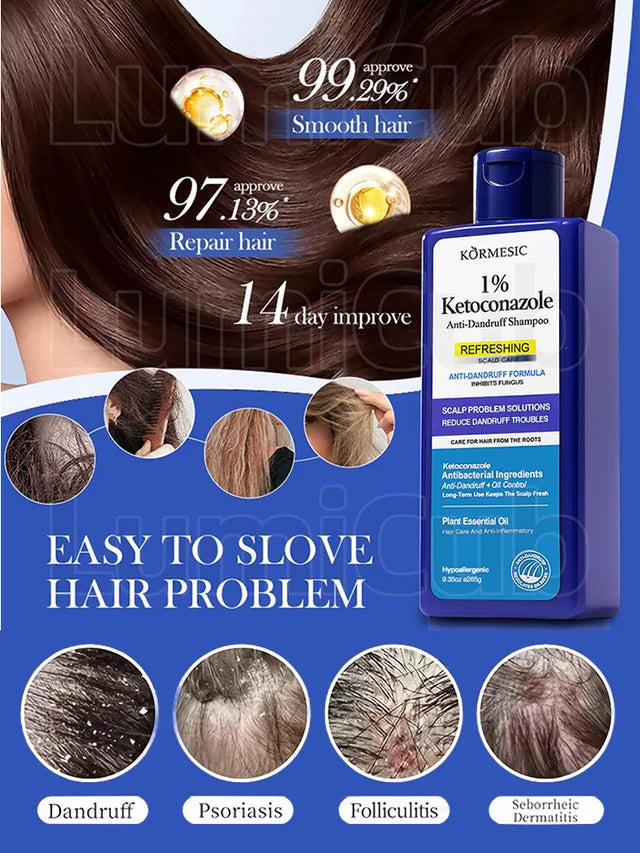 1% Ketoconazole Anti-Dandruff Shampoo💦💦