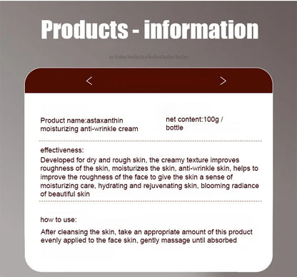 [Bright and wrinkle-free face] Astaxanthin Vitamin C Double Anti-Aging Cream💦