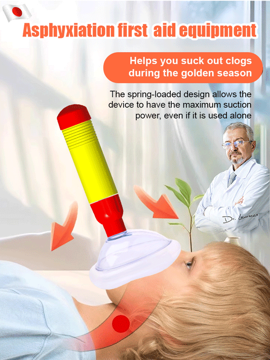 【Newly upgraded】Portable first aid choking device🆘