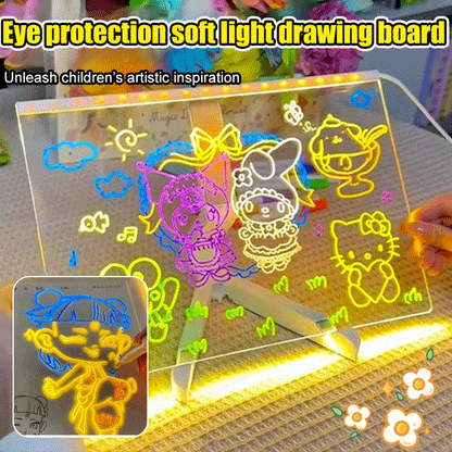 Children's erasable DIY luminous drawing board🎨