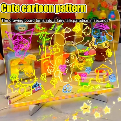 Children's erasable DIY luminous drawing board🎨