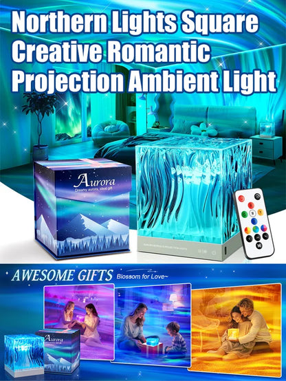 Aurora Square Creative Romantic Projection Atmosphere Lamp🌈