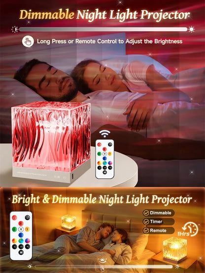 Aurora Square Creative Romantic Projection Atmosphere Lamp🌈